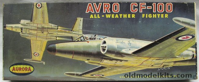 Aurora 1/67 Avro CF-100 All Weather Fighter, 137-100 plastic model kit